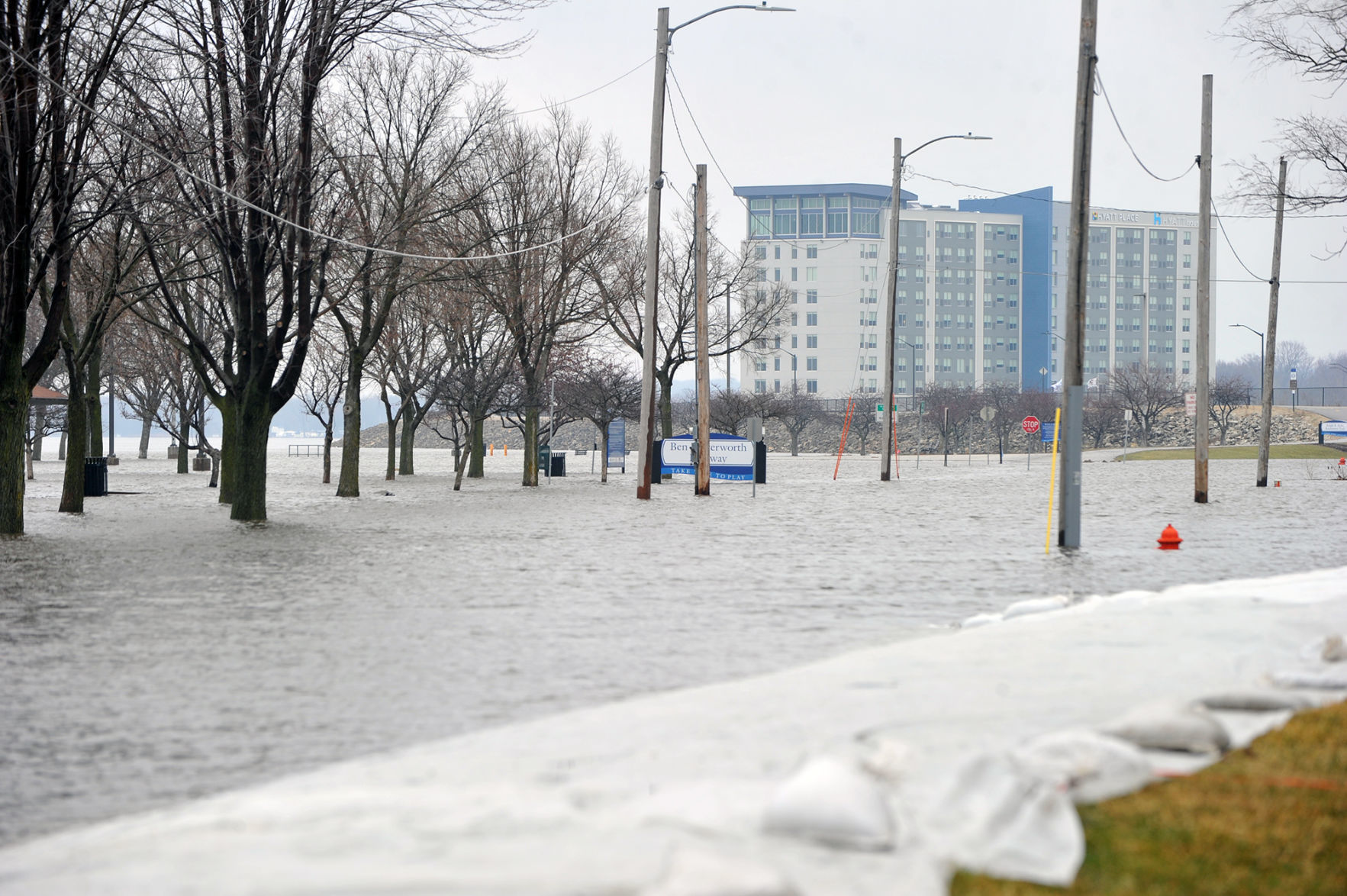 Flooding in the Illinois Quad-Cities area.